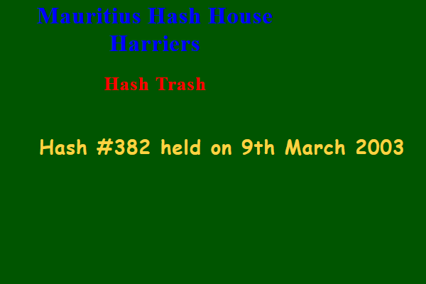 Hash Trash 382 Future Image Mauritius