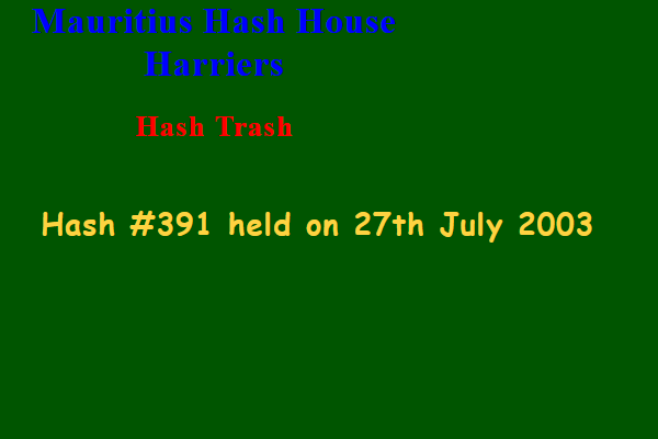 Hash Trash 391 Future Image Mauritius