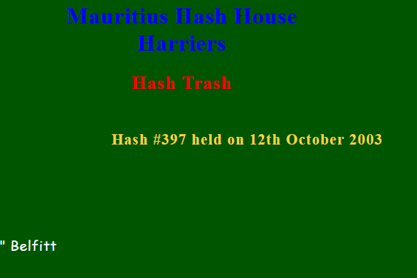 Hash Trash 397 Future Image Mauritius