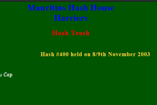 Hash Trash 400 Future Image Mauritius