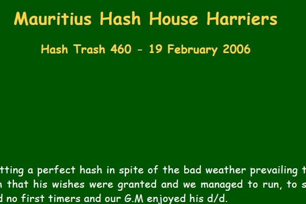Hash Trash 460 Future Image Mauritius