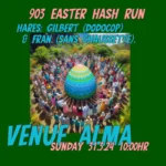 903 Easter Hash Run Venue Alma